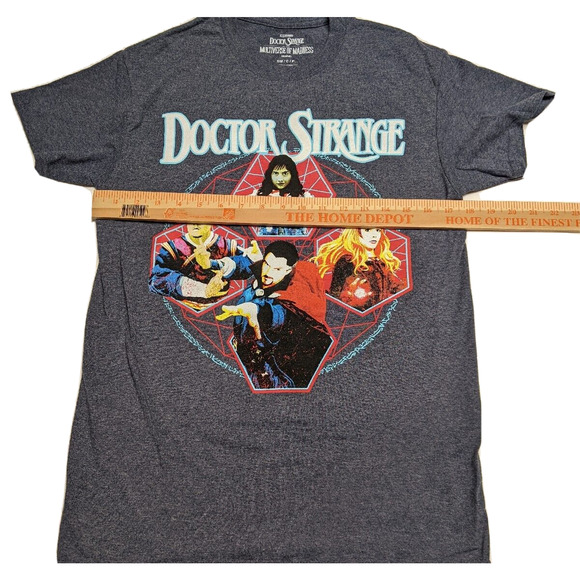 Marvel Doctor Strange Graphic T-Shirt Mens S Blue Heather Cotton Blend NEW NWT - Picture 7 of 10